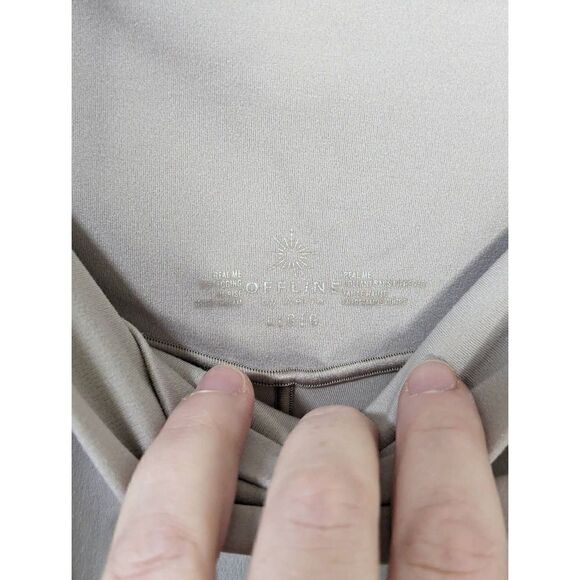 Offline by Aerie Real Me 7/8 Length Hi Rise Cross Waist Legging - Size L - Picture 7 of 7